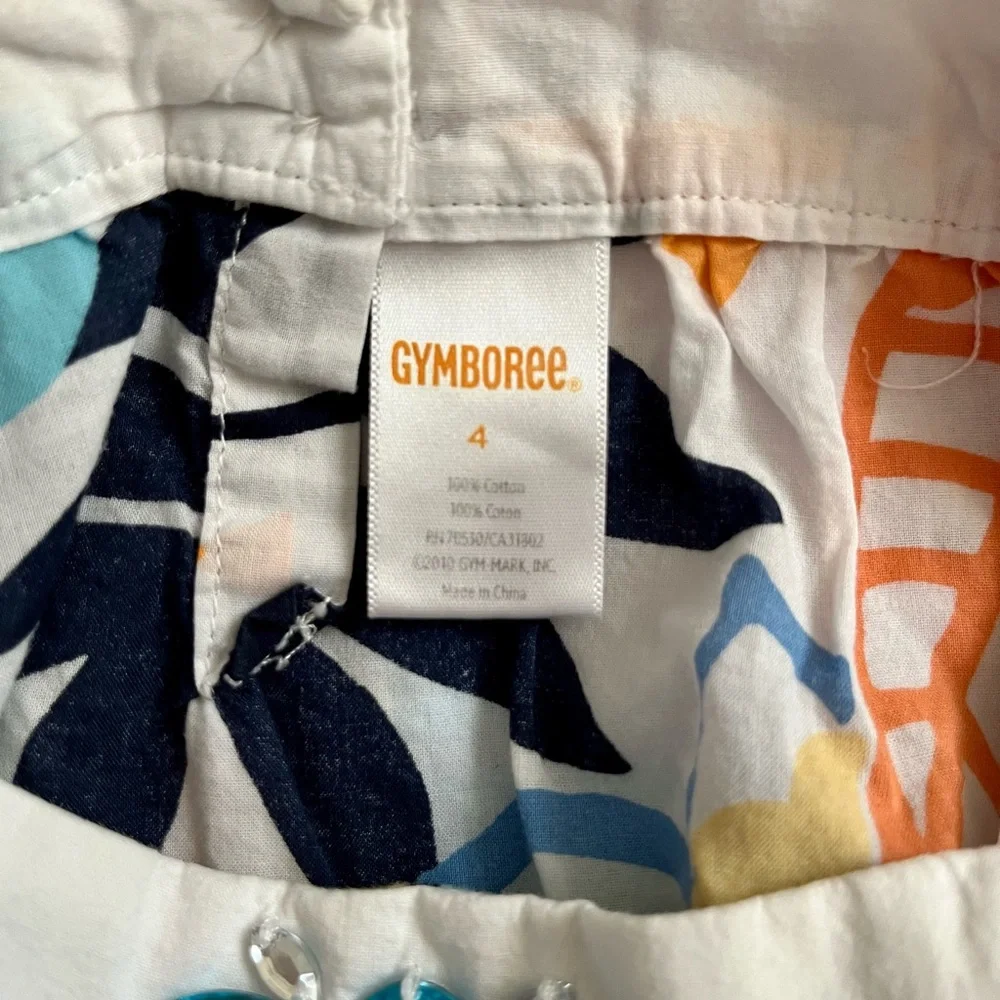Rare vintage Gymboree poncho shaped floral top